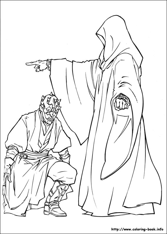 Star Wars coloring picture